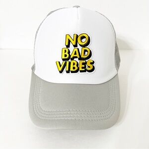 No Bad Vibes Custom Trucker Hat